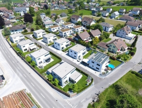 Überbauung mit 9 Einfamilienhäuser in Lommis <br> Baujahr 2020