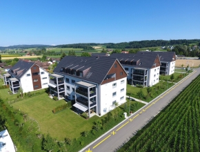7 Mehrfamilienhäuser mit 48 grosszügigen<br>Mietwohnungen in Müllheim<br>Baujahr: 2021